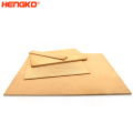 Hengko Custom 0.2 0.5 a 100 micron Inconel Bronze 316L Acero inoxidable Metal Filters Micropory Filters Sheet